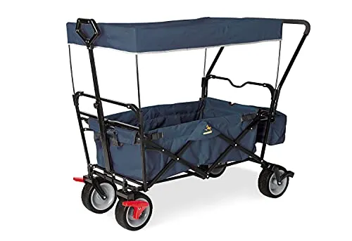Pinolino Klappbollerwagen Paxi DLX Comfort in blau von Pinolino