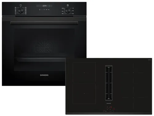 Siemens EQ527EA5BZ Set Backofen HB217GBB0 + Kochfeldabzug Induktion ED851BS16E