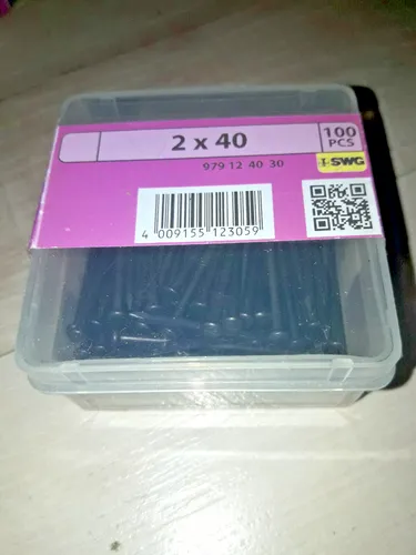 SWG STAHLNAEGEL BLAU 2,0 x 40