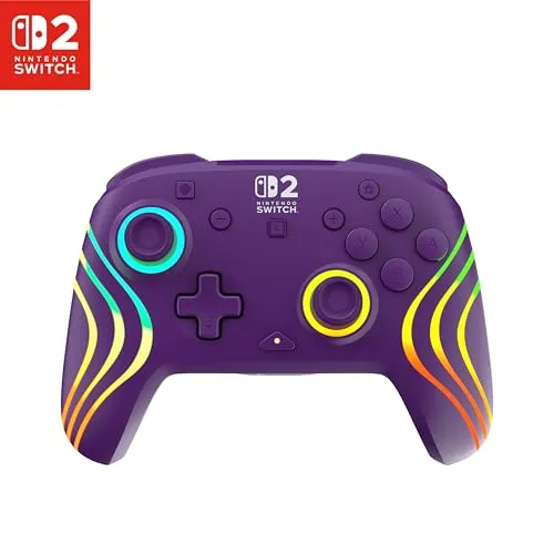 Turtle Beach Afterglow Wave Lila Kabelloser RGB-Gaming-Controller für Nintendo Switch 2