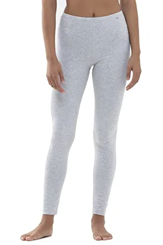 Mey Tagwäsche Serie Cotton Pure Damen Leggings Light Grey Melange XXL(46)