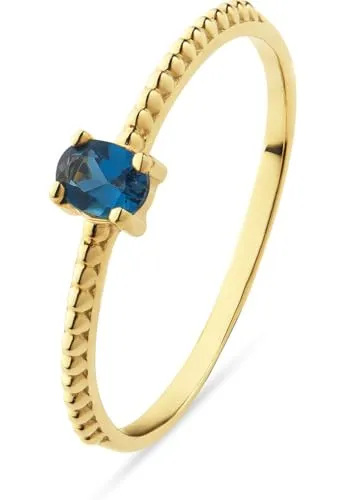 CHRIST Damen-Damenring 1 Farbstein 58, Gelbgold 32031060