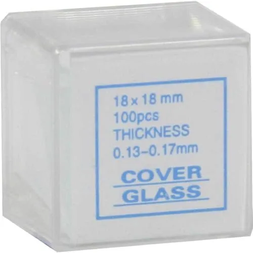 DECKGLÄSER 18x18 mm 100 St von Dr. JUNGHANS