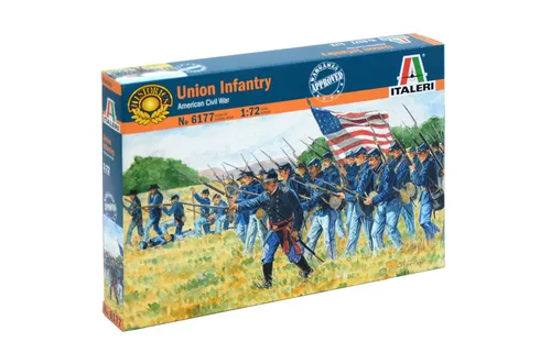Italeri 6177 Union Infantry Amerikanisch Modellbausatz von Italeri