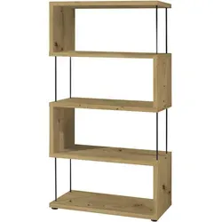 Mäusbacher Office Standregal aus Holzwerkstoff - Silber - Elegantes Standregal aus hochwertigem Holzwerkstoff, ideal für optimale Organisation und Stauraum in Ihrem Büro. Mit variablen Einlegeböden für individuelle Anpassungen.