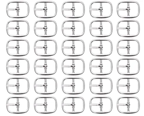 YANGWEN 30er Set Gürtelschnalle Schnalle, Metall Schuh Schnalle Rollschnalle Gürtelschnallen Gürtel Hardware Dornschließe für Taschen Ledergürtel Hand DIY Zubehör