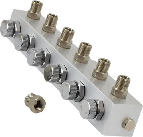 Agora-Tec® Airbrush Verteiler 6-fach AT-AV-6