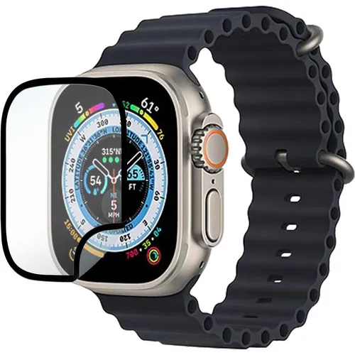Flexible Hybridglas-Schutzfolie für die Watch Ultra - Smartwatch Zubehör mit eSTUFF Titan Shield für ultimativen Schutz. Kratzfest und stoßabweisend, ohne die Touch-Bedienung zu beeinträchtigen. Einfache Montage für perfekte Optik.