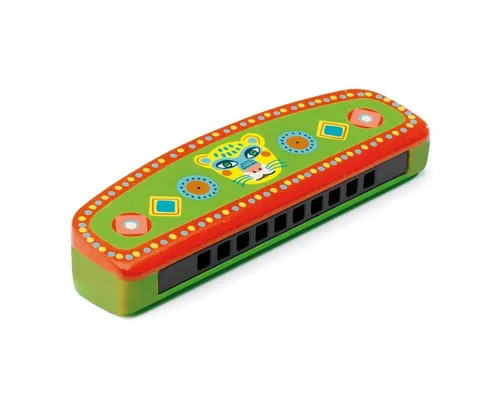 DJECO Mundharmonika Animambo: Mundharmonika aus Holz und Metall