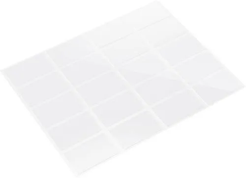 fischer Montagestreifen, dopelseitige Klebestrips, starkes Klebeband, einfach wieder ablösbar, Aufhängung ohne Bohren oder Schrauben, für Bilder, Deko, Haken, uvm., 20 Strips