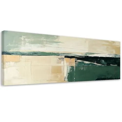 Feeby Bild auf Leinwand in grün von Feeby