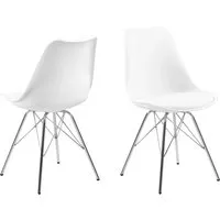 ebuy24 Esszimmerstuhl 4er Set Erin in weiß von ebuy24