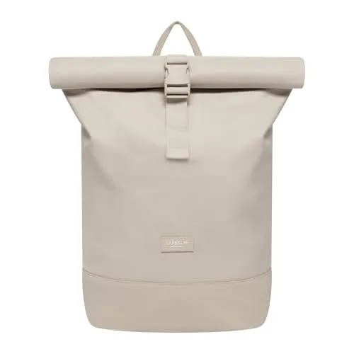 LARKSON Cityrucksack Janne - 14-17 Liter, Wasserabweisend & Gepolstertes Laptopfach - Eleganter Cityrucksack mit Rolltop-Verschluss für flexible 14-17 Liter, wasserabweisend und ideal für Laptop bis 16 Zoll, perfekt für Alltag und Reisen.