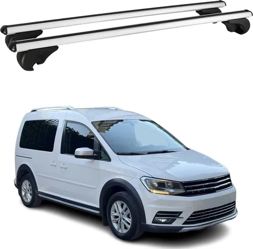 Dachträger für VW Caddy 2015-2025 - Aluminium Gepäckträger 2tlg - Dachträger für VW Caddy 2015-2025 aus hochwertigem Aluminium. Aerodynamisches Design für effizienten Transport von Fahrrädern, Skiern und mehr. Einfache Installation und hohe Sicherheit.