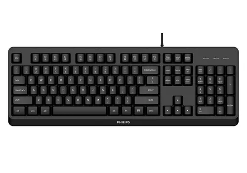 PHILIPS SPK6207BL Wired Keyboard Black - UK English