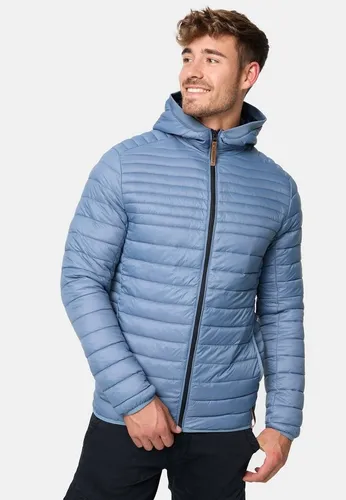 Indicode Herren Bowers Steppjacke | Winterjacke in Daunenjacken-Optik, China Blue - Sportliche Übergangsjacke mit Kapuze und zwei praktischen Taschen. Ideal für lässige Outfits und vielseitig kombinierbar. Hochwertige Verarbeitung für besten Tragekomfort. Regular Fit, erhältlich in verschiedenen Größen.