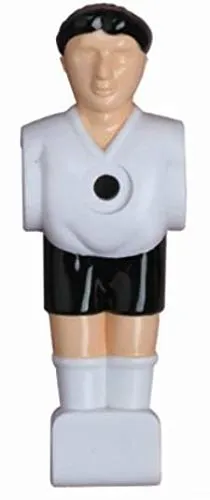 Kickerfiguren 16 mm schwarz/weiß von 1a-sports