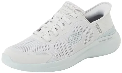 Skechers Sneaker Slip-Ins: Bounder 2.0 - Emerged in Grau, Größe 44 - Sneaker für Herren mit innovativem Slip-In Design für einfachen Einstieg und hohen Tragekomfort. Ideal für den Alltag und stylisch in Grau.