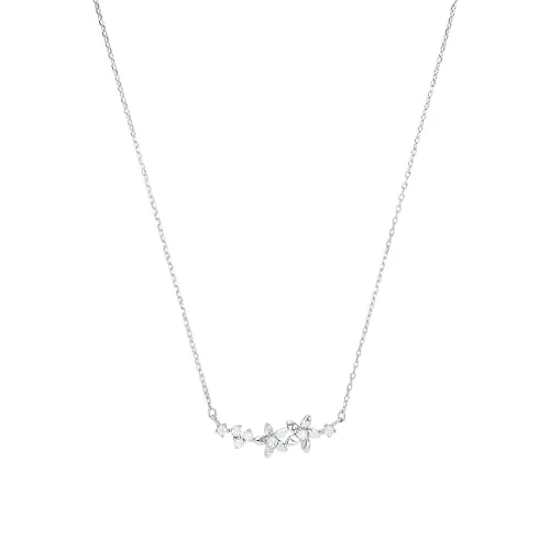 Amor Kette mit Anhänger aus 925 Sterling Silber - Elegante Damenkette aus hochwertigem 925 Sterling Silber mit funkelndem Zirkonia-Anhänger. Kommt in einer stilvollen Schmuck Geschenkbox – ideal für besondere Anlässe.