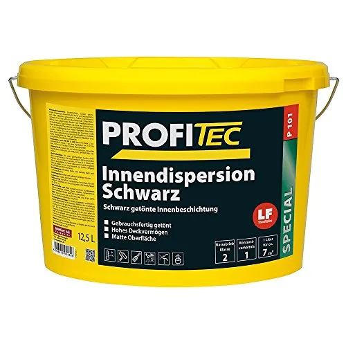 Wandfarbe P 101 Innendispersion Schwarz