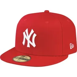 New Era New York Yankees MLB Basic Red 59Fifty Basecap in rot von New Era