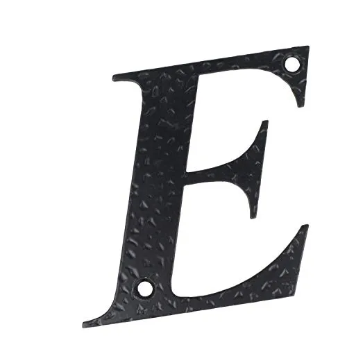 Schwarz Beschichtete Hausnummern 0-9 Buchstaben A-h Hausziffern Zimmertürnummern Landhausstil E