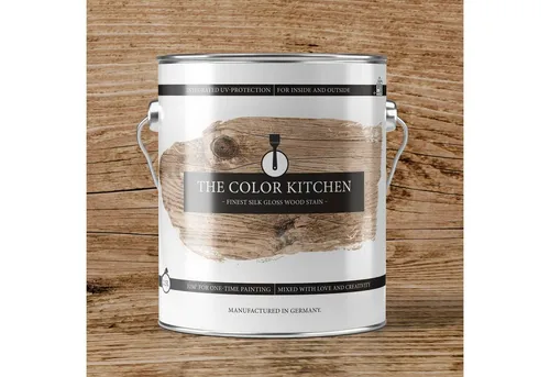 A.S. Création THE COLOR KITCHEN Holzlasur - Wetterfeste Premium Holzlasur für Innen und Außen, farblos und seidenglänzend - idealer Schutz für alle Holzarten mit feuchtigkeitsregulierendem Langzeitschutz.