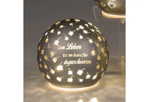 formano Kugelleuchte Sprüche mit Timerfunktion von formano