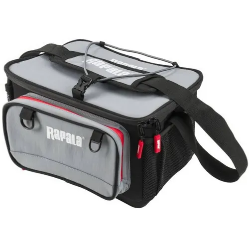 Rapala Countdown Angeltasche Lite Schwarz Grau - Praktische Angeltasche für Süßwasserangeln, robustes Polyester, ideal für den Transport Ihrer Angelausrüstung, leicht und kompakt.