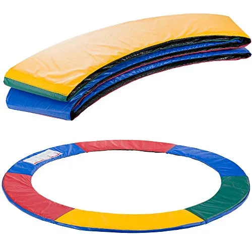 Arebos Trampolin Randabdeckung Federschutz Ø 244 cm | Trampolin Randschutz | Trampolinzubehör aus PVC und PE | Reißfest | Federabdeckung 100% UV-beständig & wasserabweisend | Bunt