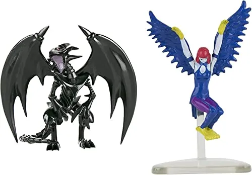 Super Impulse 5502C Yu Gi Oh Sehr detaillierte 9,5 cm bewegliche Figuren, Set enthält Harpyie Lady und Red-Eyes Black Dragon