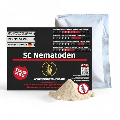 NemaTaurus® SC Nematoden | gegen Maulwurfsgrillen