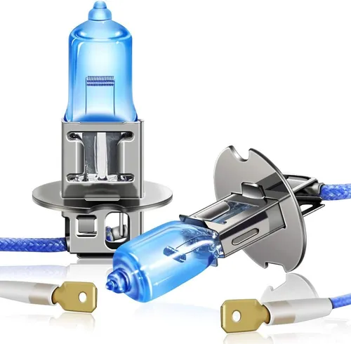 H3 Halogenlampen 12V 55W Scheinwerferlampen 5000K Warmweiß Nebelleuchte DRL B...