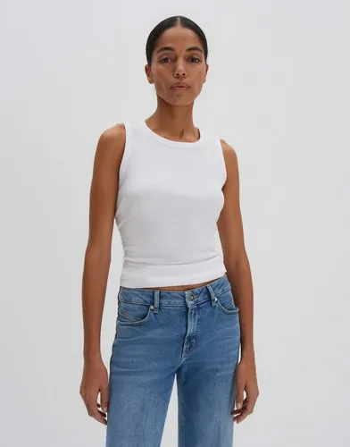 someday Tanktop Geripptes Top KLEANNE Slim aus BCI Cotton Mix