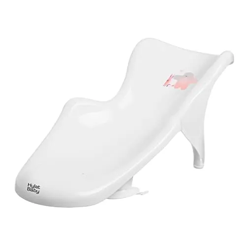 Hylat Baby Badewanneneinsatz Baby - wertvolle Badehilfe für Säuglinge und Babys von Geburt bis ca. 6 Monate, Farbe:weiß, Motiv:Friends, Marke:Hylat Baby