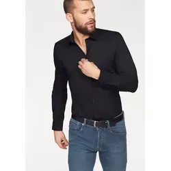 OLYMP Herren Businesshemd Langarm No.Six, schwarz von Olymp