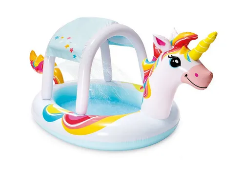 Produktbild Intex 58435 Einhorn Kinderpool 254x132x109 cm
