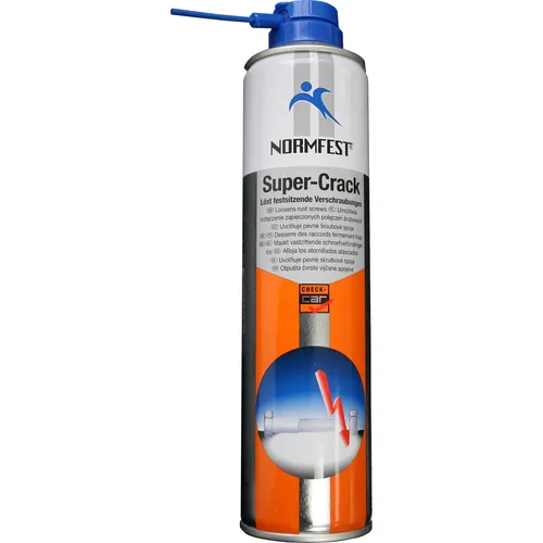 Normfest Super-Crack Supercrack Eis Rostlöser Multifunkt. Kriech Öl Spray 400ml