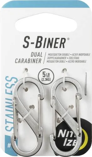 NITE Ize NI-SB1-2PK-11 Karabiner 39.6mm x 14.2mm 2St.