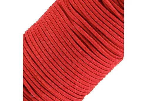 maDDma Gummiband 50m Gummikordel 3mm Hutgummi Nähzubehör 27 Farben elastisches Band, blutorange