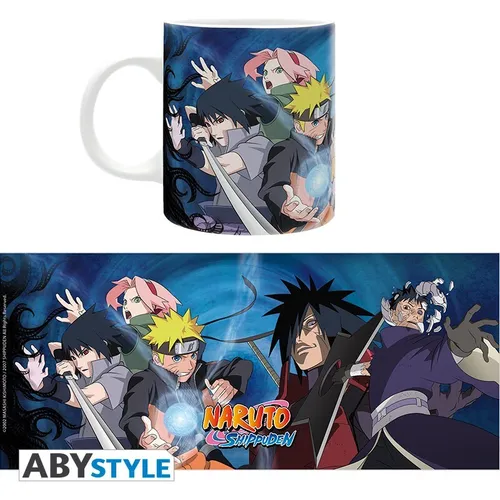 NARUTO SHIPPUDEN - Becher - 320 ml - Naruto vs Madara - Subli - Box