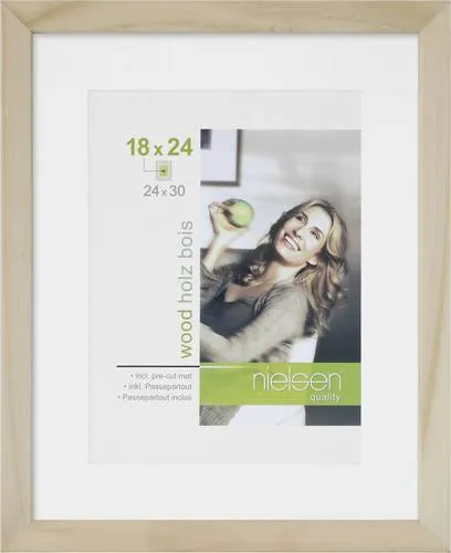 Nielsen Design 8988008 Bilder Wechselrahmen Papierformat: 24 x 30cm Beige