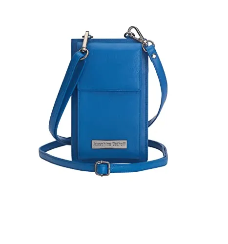 Josephine Osthoff Handy Umhängetasche mit Geldbörse - Damen-Geldbörsen mit RFID Schutz, handgemacht aus 100% Echtleder, ideal für Smartphone, Karten und Bargeld – stilvoll und sicher.