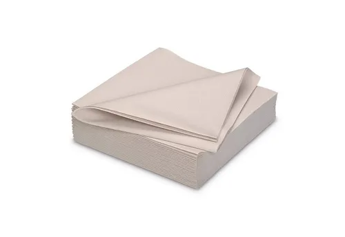 AVA Papierserviette, Servietten stoffähnlich 40x40cm 25 Stück Beige