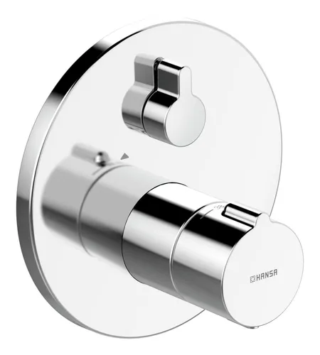 Hansa HANSAMIX Thermostat-Brause-Funktionseinheit - Badarmaturen mit rundem Design und integrierter Absperrfunktion für mehr Komfort und Sicherheit im Badezimmer.