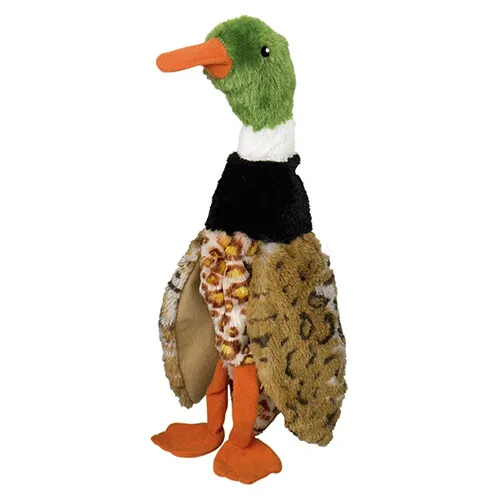 Nobby Plüsch Ente flach grün 34 cm Hundespielzeug Welpen Kuscheltier