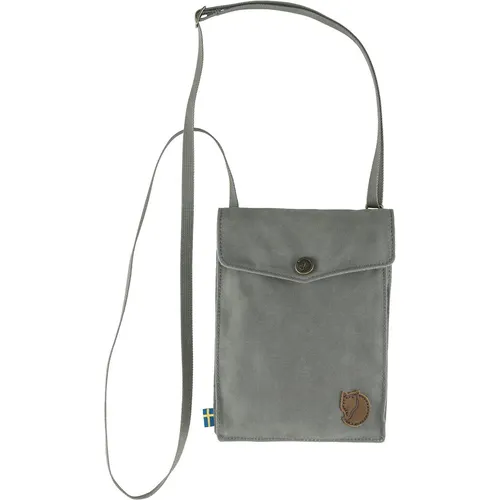 Fjällräven Pocket Umhängetasche - Praktische Umhängetasche für Wertsachen, ideal für den Alltag. Farbe: Grau, One Size. Robustes Material aus 65% Polyester und 35% Baumwolle.
