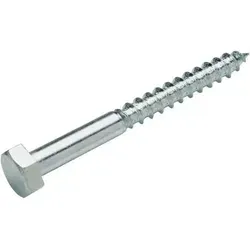 Cimco 190223 Sechskant-Holzschrauben, 8,0x60mm, 25 Stk.