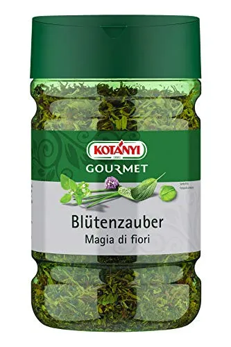Kotanyi Blütenzauber getrocknet | Dekoration von Salaten, Eis, Sorbets und anderen Süßspeisen | Großverbraucherpackung 1200 ccm, 62 g