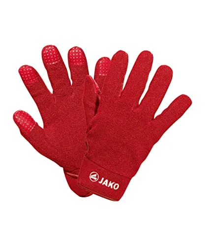 JAKO Unisex Feldspielerhandschuhe Fleece, Rot, 10 von JAKO